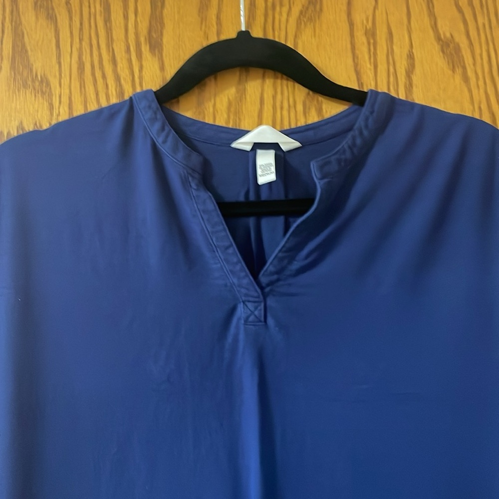 Soma cool nights navy cap sleeve pajama top - Picture 2 of 3